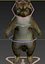 modelo 3D de guaxinim
