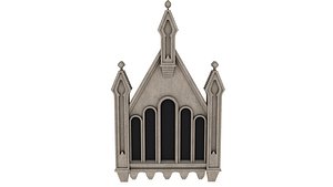 Gothic Window 3D