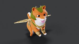 dog 3D model