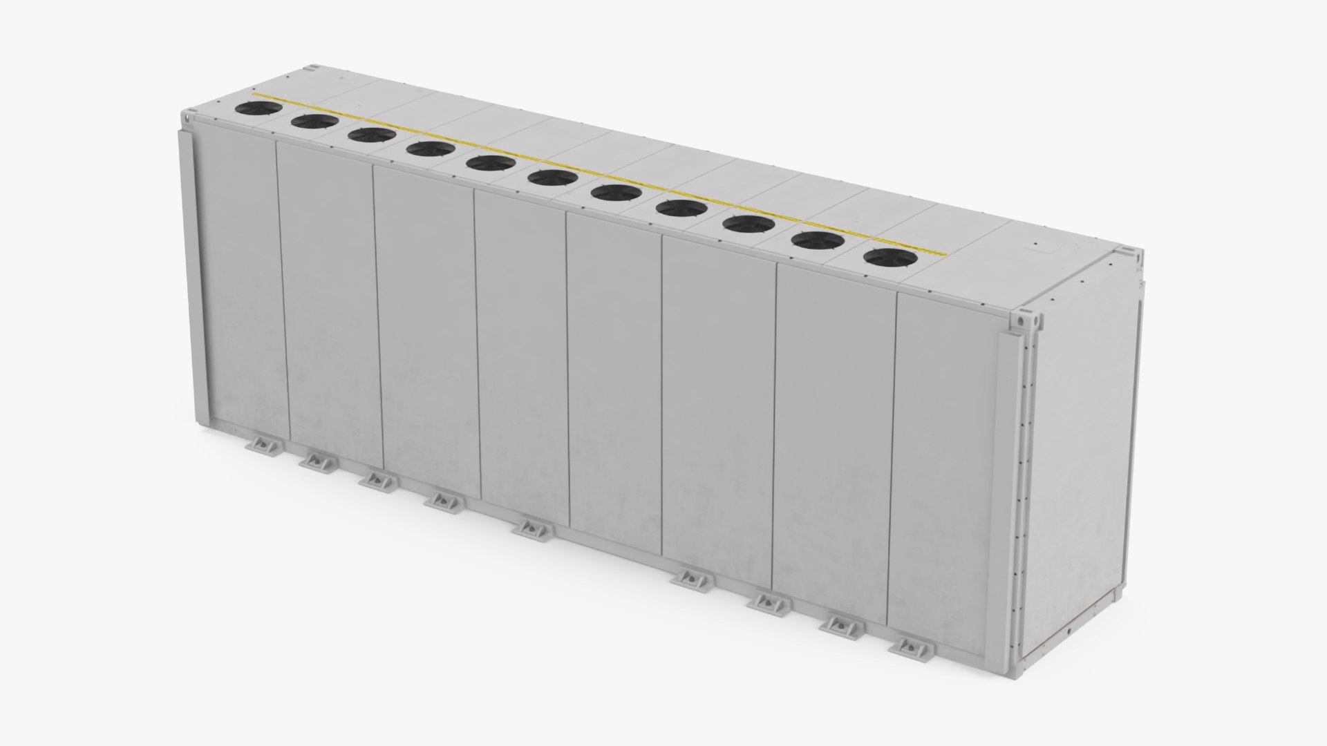 Energy Storage Tesla Megapack 3D model preview