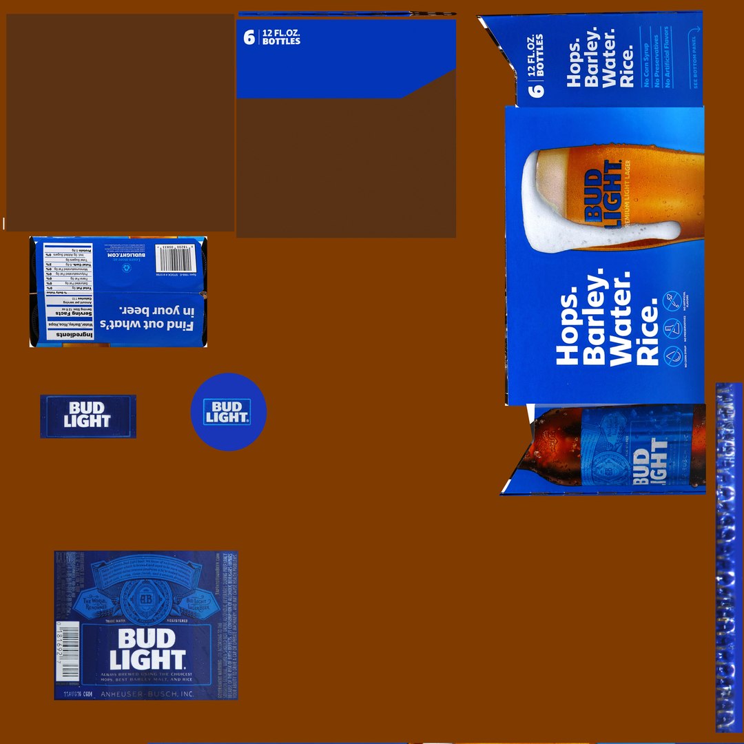 3D Beer Bottles Model - TurboSquid 2223561