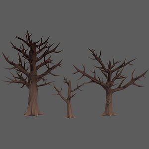 3D Trees Cartoon V22 model