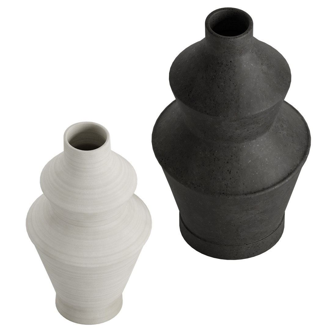 Angle Ceramic Vases 3D - TurboSquid 2219848