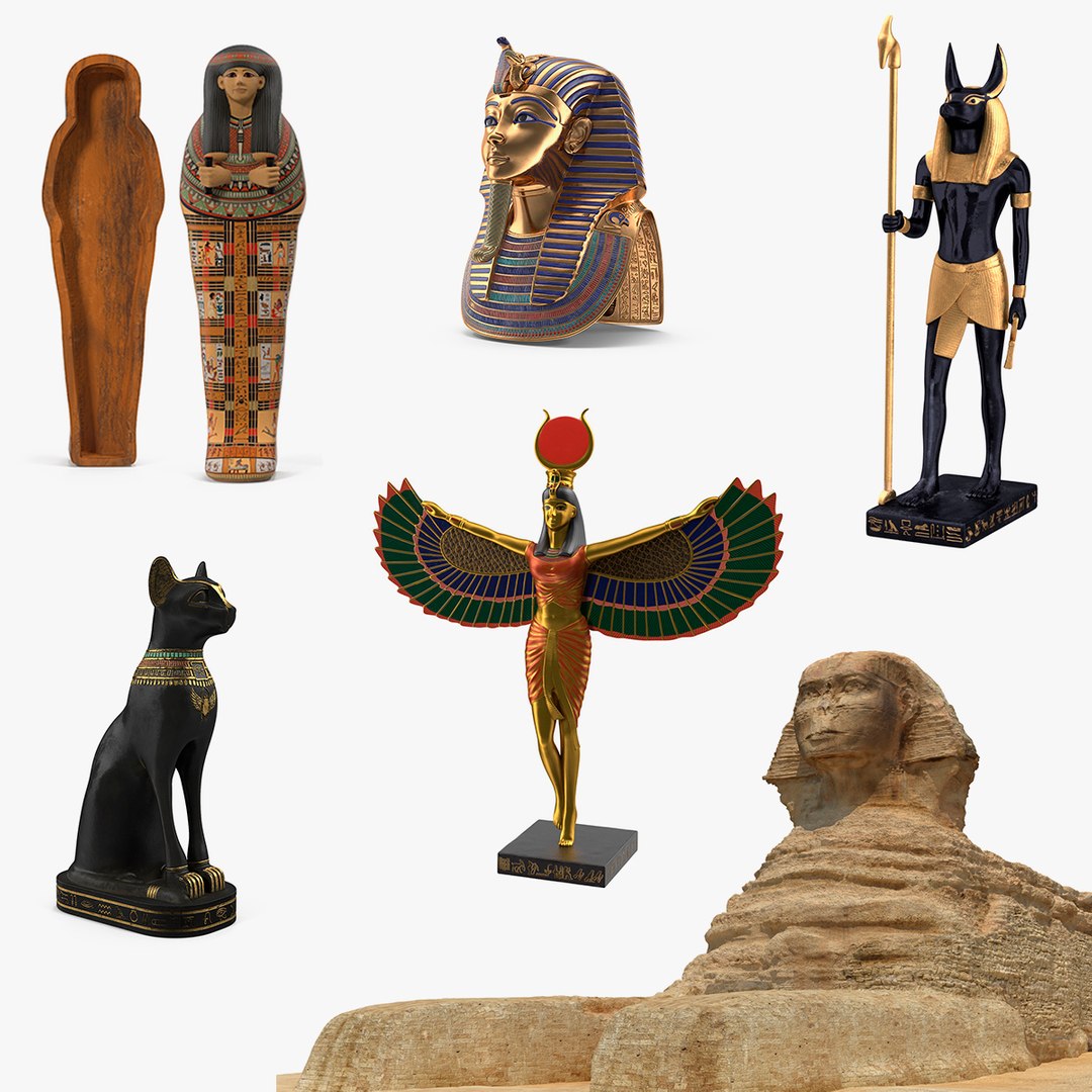 Egypt Collection 4 3D model preview