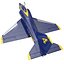 공격 항공기 A-4 Skyhawk Blue Angel