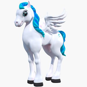 Cartoon Pegasus Pony