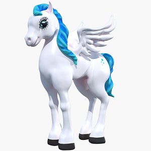 Cartoon Pegasus Pony