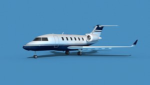 Bombardier CL604 Challenger V04 3D model
