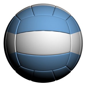 volleyball ball 3D model