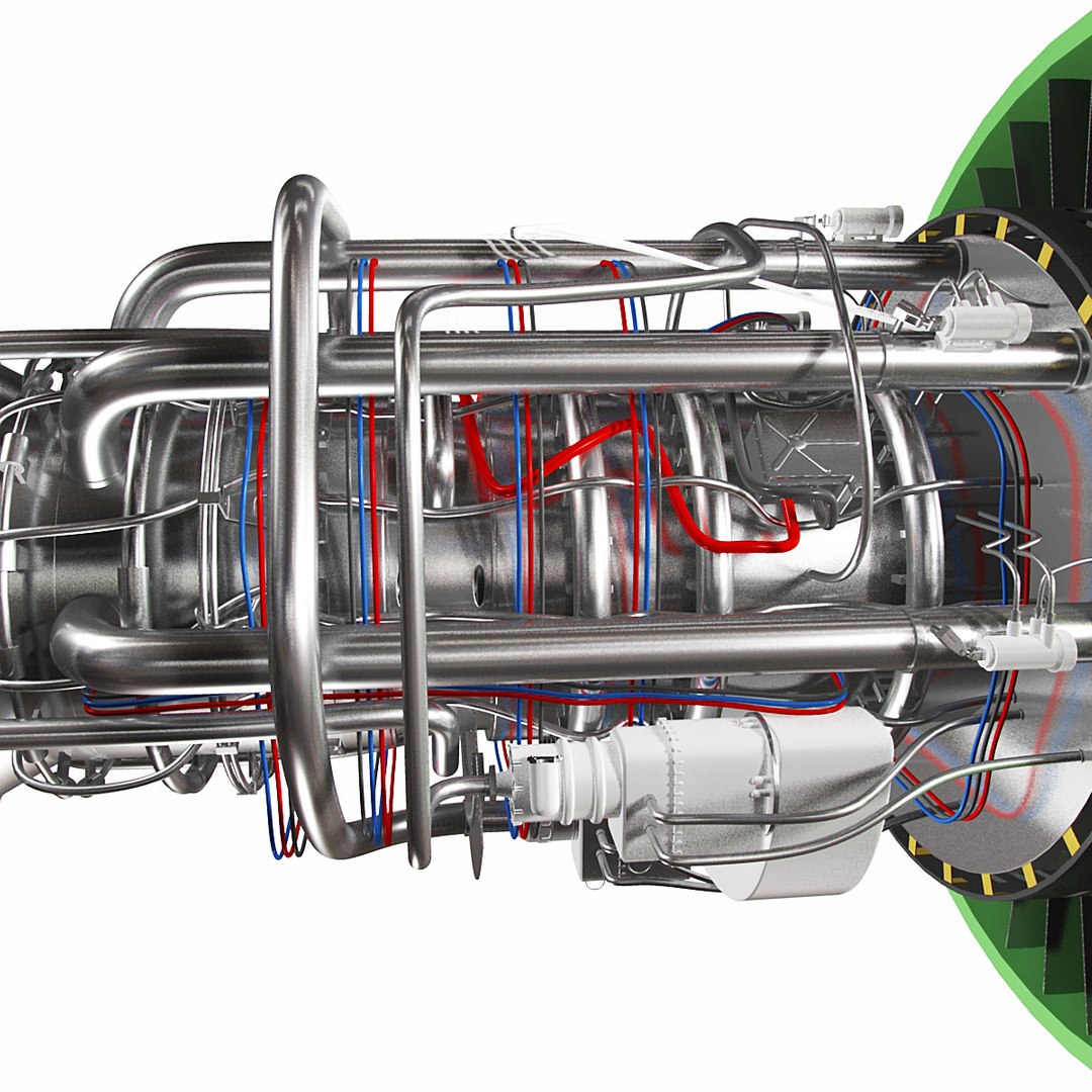 Jet Engine 3D Model - TurboSquid 835180