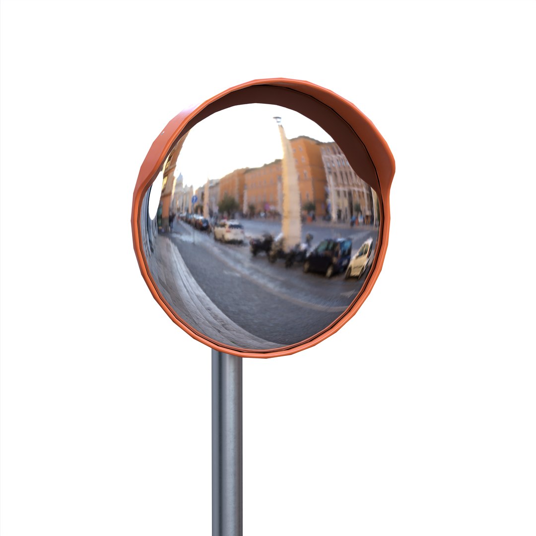 Traffic Mirror 3D Model TurboSquid 2068632