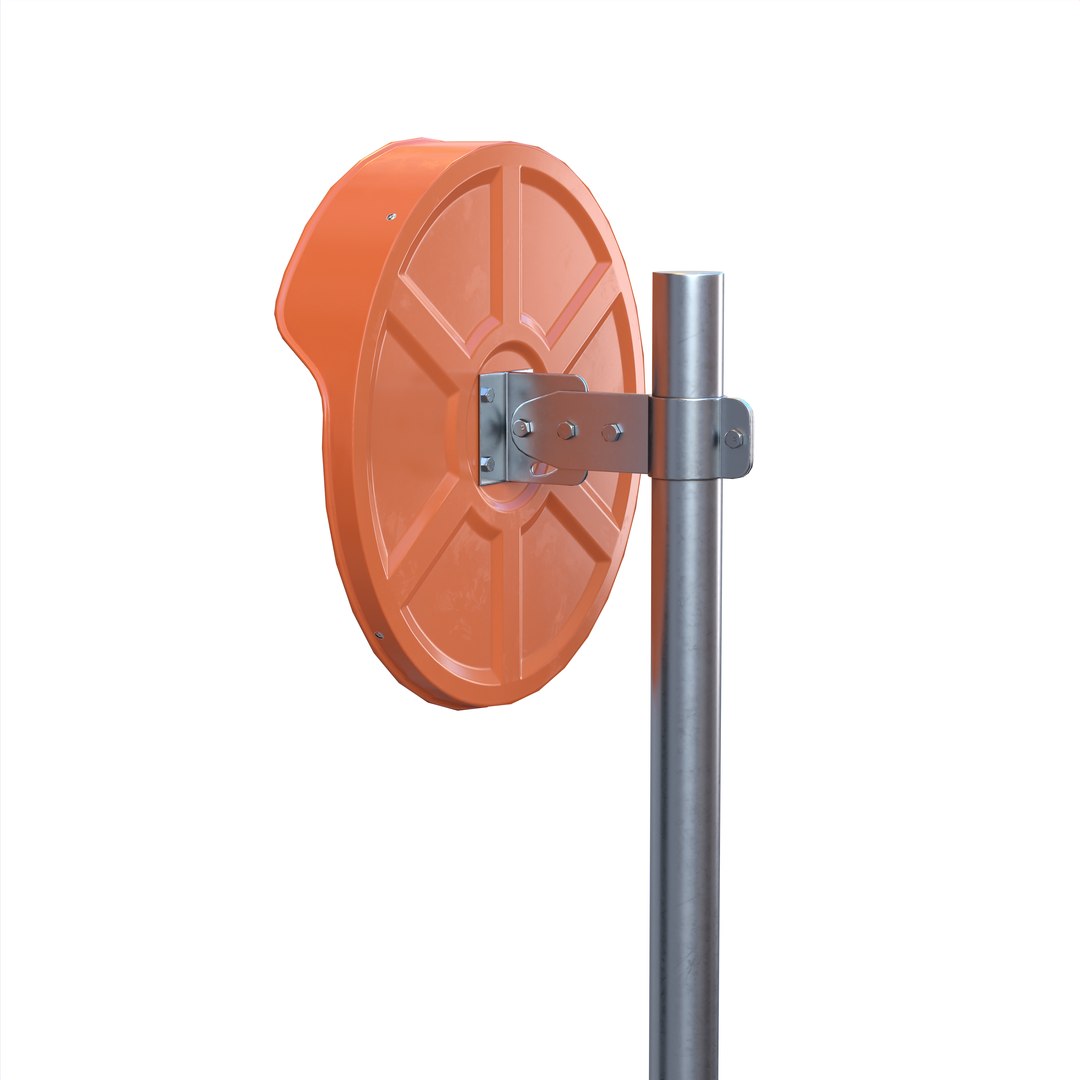 Traffic Mirror 3D Model TurboSquid 2068632