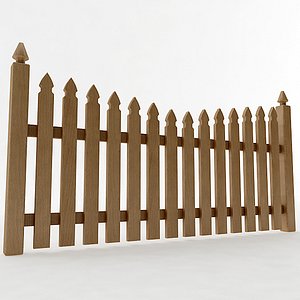 Gothic Spaced Picket Fence