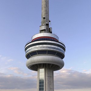 cn tower toronto 3D model