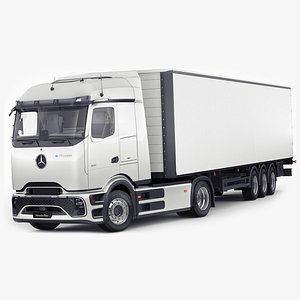Mercedes eActros 600 with trailer