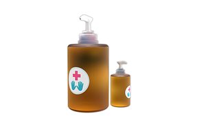3D Squirt Sanitizer 3D Bottle