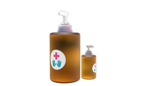 Squirt Sanitizer 3D Bottle