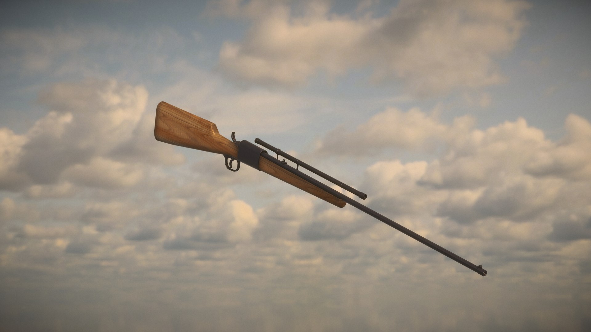 3D Model Western Rifle - TurboSquid 2277074