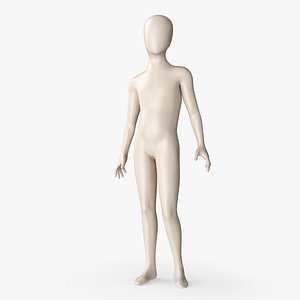 Mannequin Child Rigged for Cinema 4D