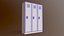 PBR School Gym Locker 01 - Giallo