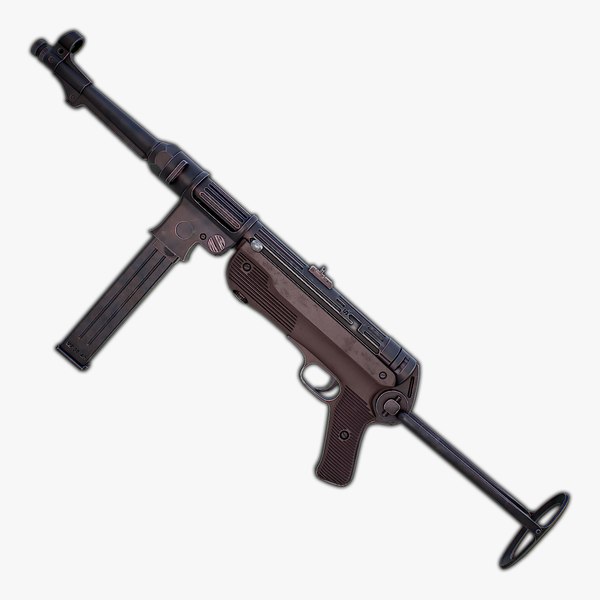 Submachine gun MP 38 40 3d model 3D model