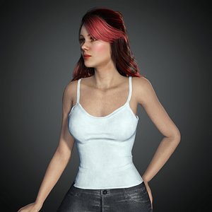 Casual Woman 3D model