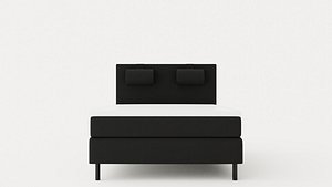 Happy Continental Bed 120x200 3D model