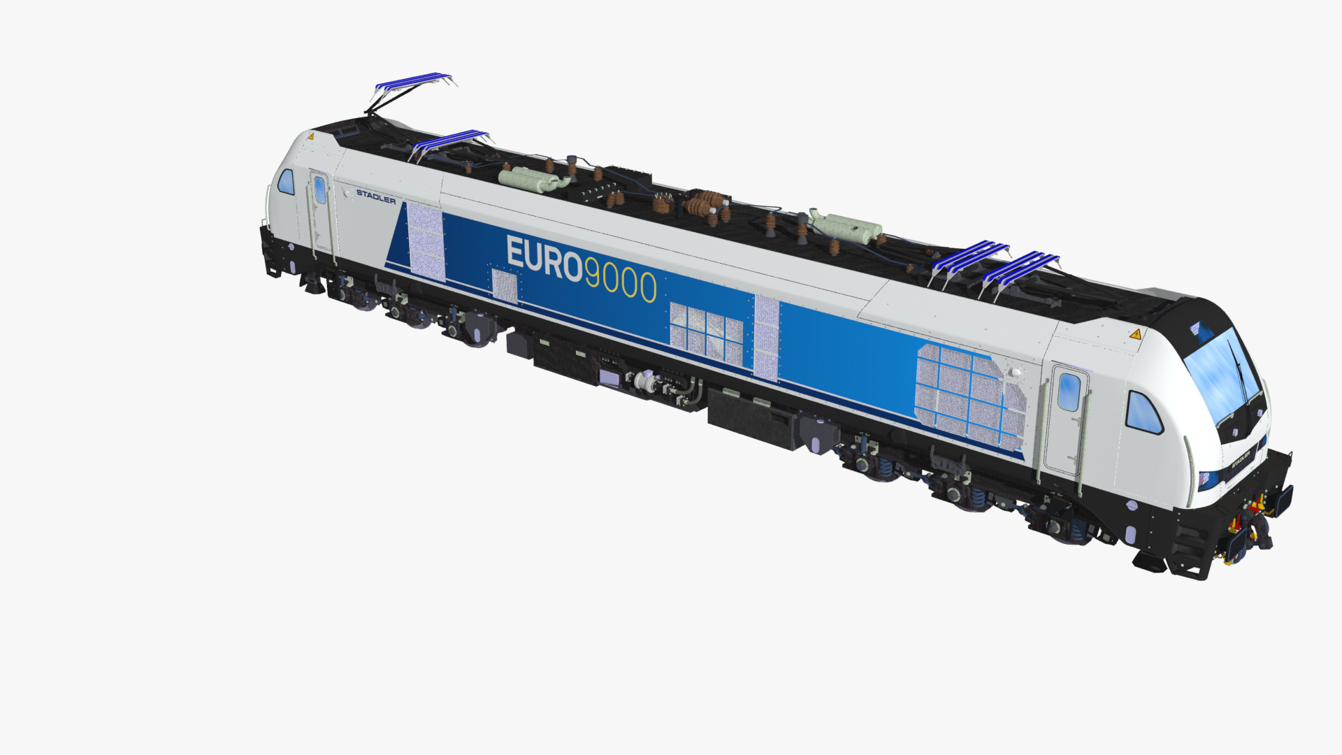 3D Stadler Euro 9000 Hybrid Multi-system Locomotive Model - TurboSquid ...
