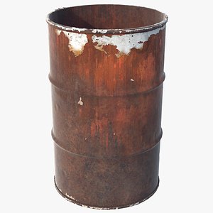 Oil Drum Rusted HD