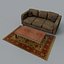 3d model couch coffee table