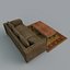 3d model couch coffee table
