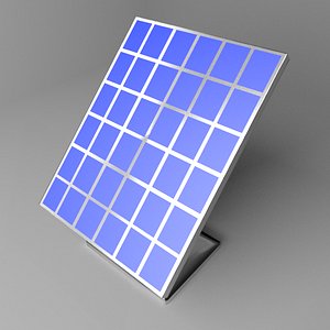 3D model solar panel 1