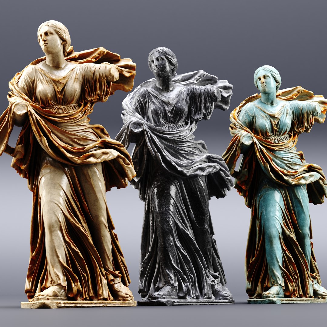 Athena Sculpture Model - TurboSquid 2256215