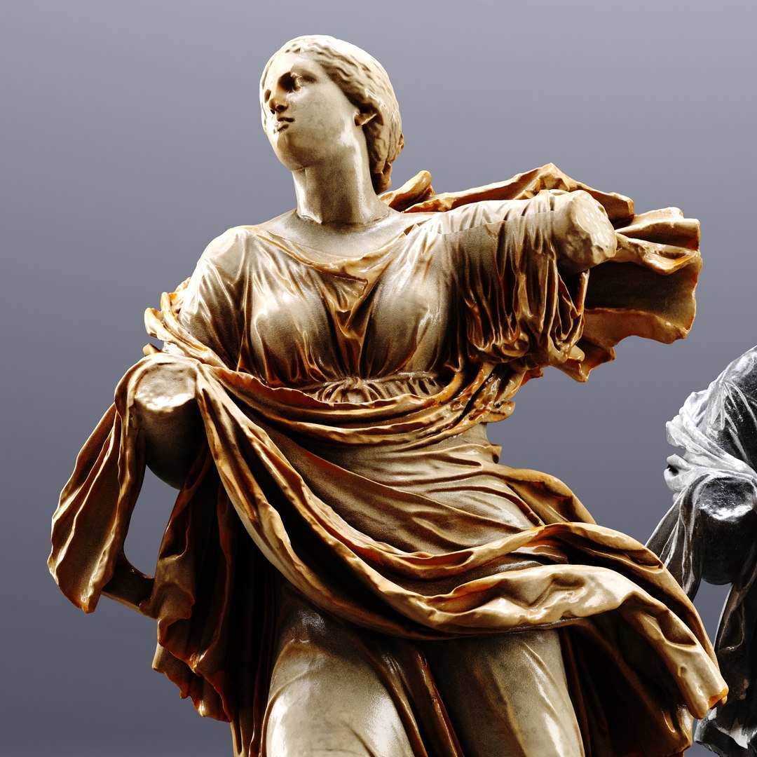 Athena Sculpture Model - TurboSquid 2256215