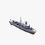 german navy ship set 3d 3ds