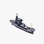 german navy ship set 3d 3ds