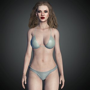Realistic Girl Model 3D