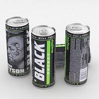 Beverage Can Black Energy Mojito 250ml