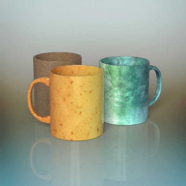 3D coffee mugs