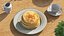 パンケーキと材料の準備コレクション