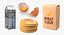 パンケーキと材料の準備コレクション