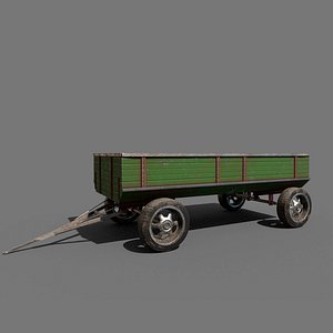 3D model Trailer farm