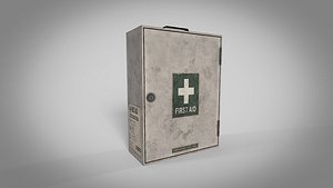 3D First Aid Box model