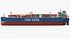 Cosco Chang Qing Cargo Ship with Containers 3D model
