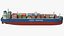 Cosco Chang Qing Cargo Ship with Containers 3D model
