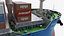Cosco Chang Qing Cargo Ship with Containers 3D model