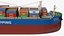 Cosco Chang Qing Cargo Ship with Containers 3D model