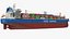 Cosco Chang Qing Cargo Ship with Containers 3D model