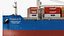 Cosco Chang Qing Cargo Ship with Containers 3D model