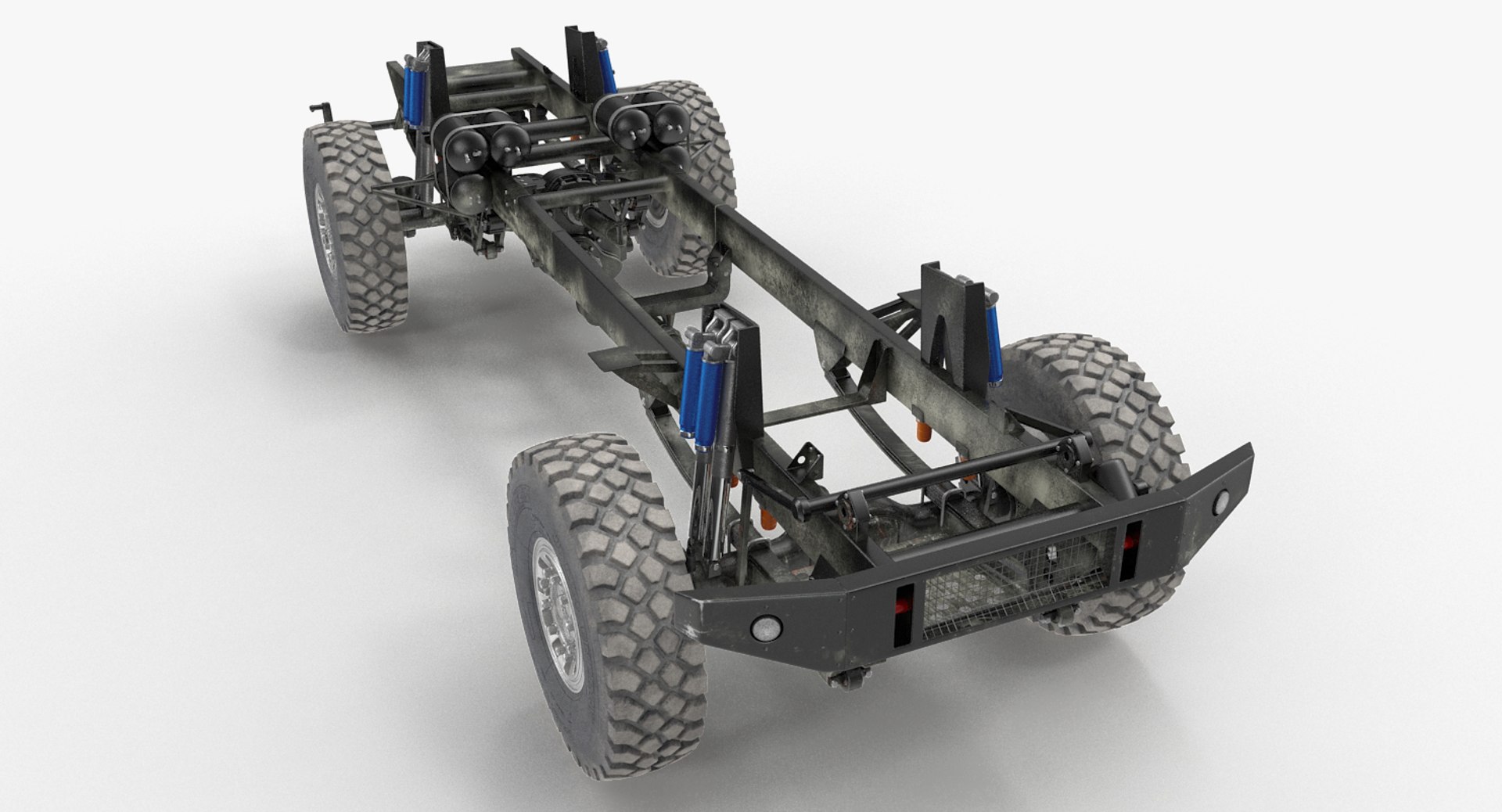 Racing Truck Kamaz Chassis Model - TurboSquid 1233510